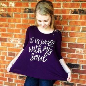 “It is well with my soul” shirt